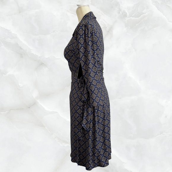 Laundry by Shelli Segal Geometric Wrap Dress - Picture 3 of 6